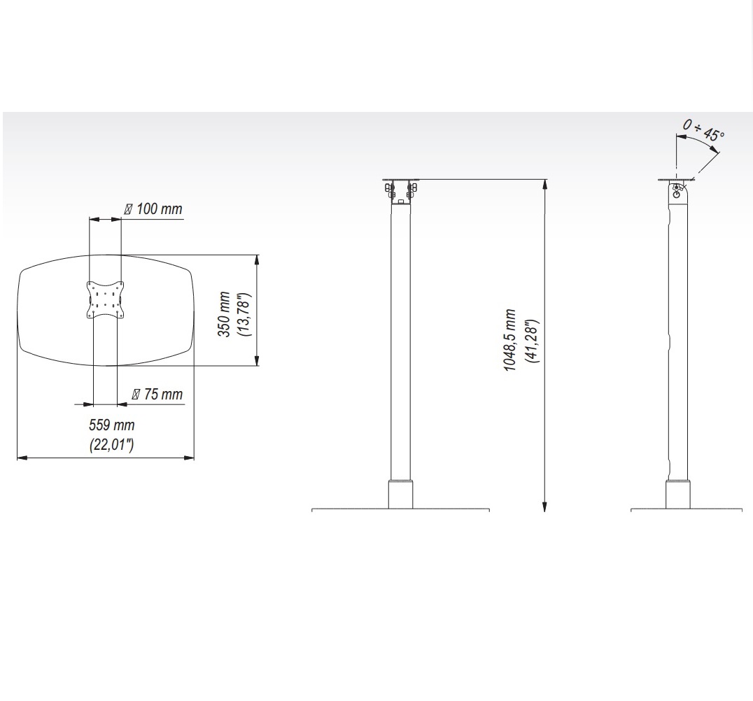 Stojan monitoru EDBAK STD04